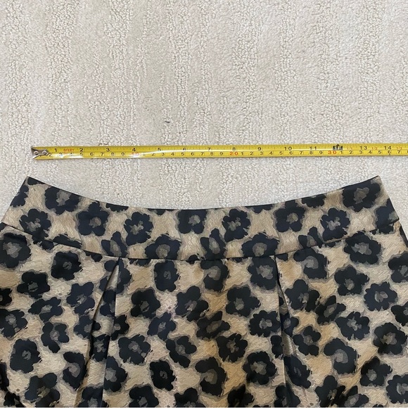 Banana Republic Metallic Gold Flower Print Pencil Skirt - Picture 5 of 6